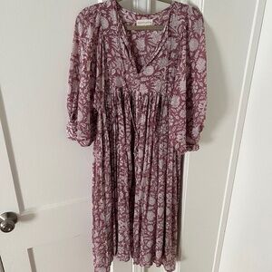 Daughters of India Kyra Midi Dress NWOT